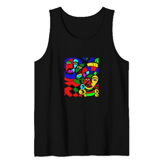 African Art Afrocentric Tank Tops