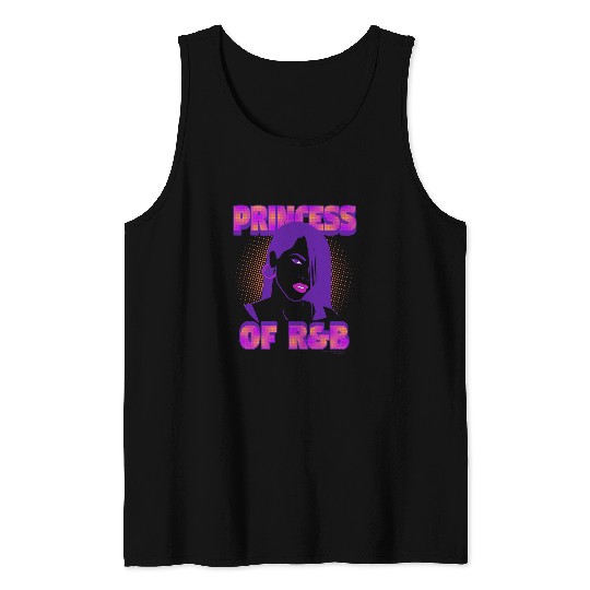 Aaliyah RB Princess Illustration Tank Tops