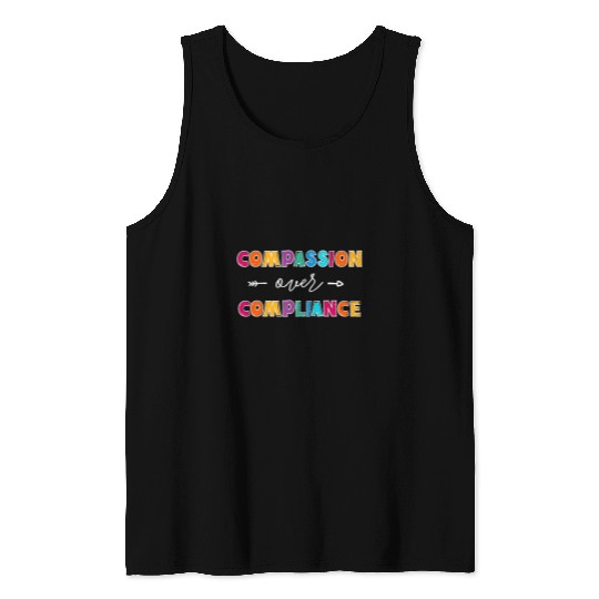 Autism Special Ed Teacher Social Worker Neurodiversity Squad 3 Tank Tops
