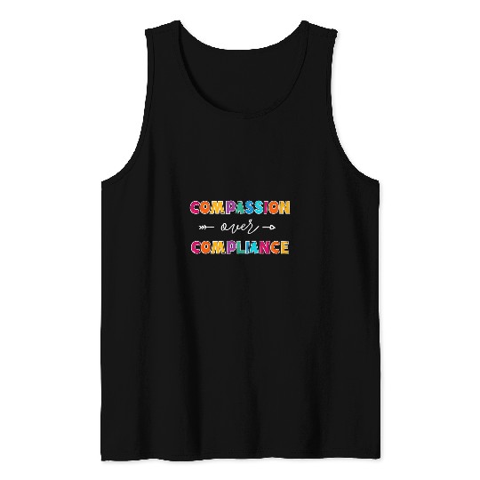 Autism Special Ed Teacher Social Worker Neurodiversity Squad 3 Tank Tops