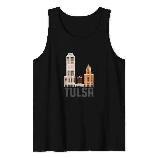 Art Deco Tulsa Tank Tops