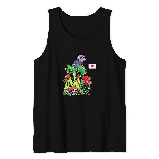 Carnivorous Plant Lover Venus Flytrap Gardening Gardener Tank Tops