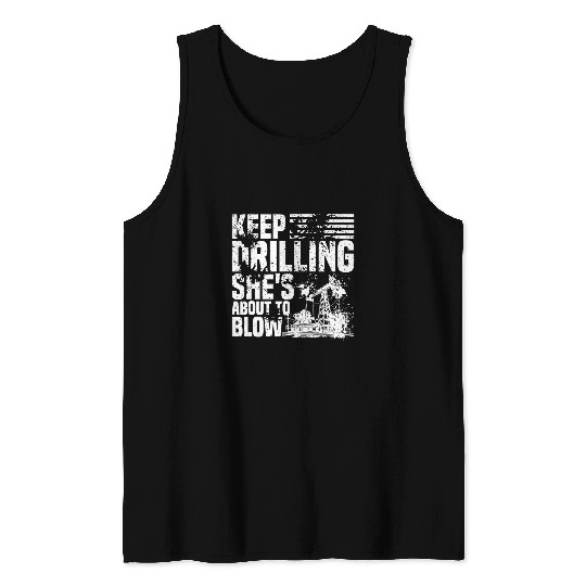 Oilfield Fracker Quote for a Oilfield Worker Tank Tops
