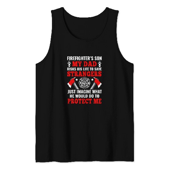 Fireman Firefighter Fireman Cool Quotes Graphics Firefighter Plus Size 252 Firemen Tank Tops