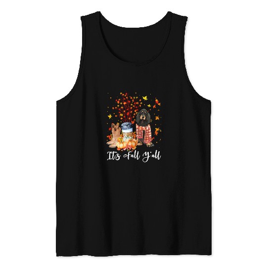 Its Fall Yall Coonhound Dog Pumpkin Fall Autumn319 Tank Tops