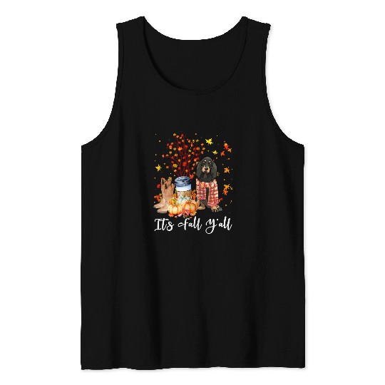 Its Fall Yall Coonhound Dog Pumpkin Fall Autumn319 Tank Tops
