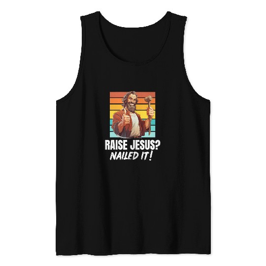 Funny Saint Joseph Catholic Father And Worker 6 Tank Tops
