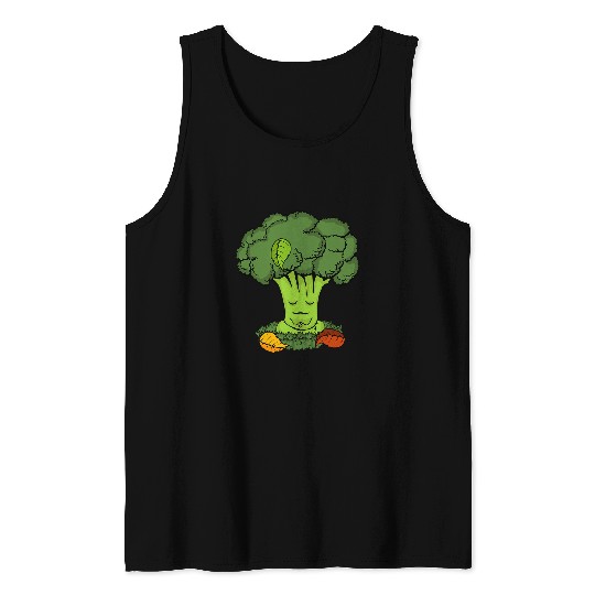 Namaste Yoga Meditating Broccoli Healthy Food Lover Women Meditation Yoga Meditation Tank Tops