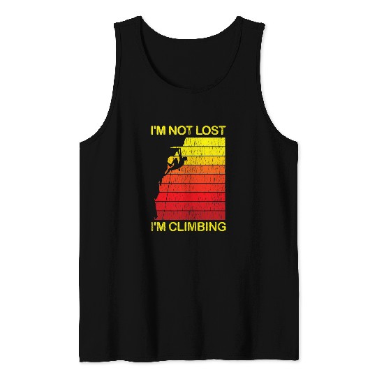 Climbing Climber Rock Climbing Mountain Climber Gifts Climbing 43 Climb Tank Tops