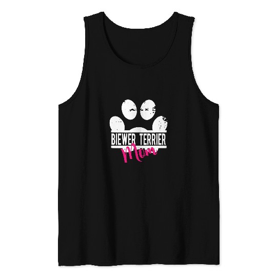 Biewer Terrier Mom T Dog Breed Mothers Day Gifts Tank Tops