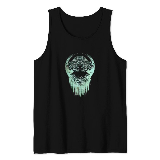 Namaste Yoga Tree of Life Zen Buddhism Spiritual Yoga Meditation Meditation Tank Tops