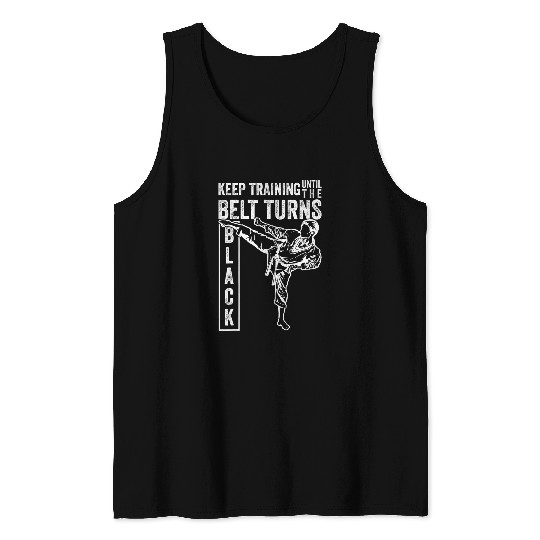 Karate Black Belt Clothing Tank Tops