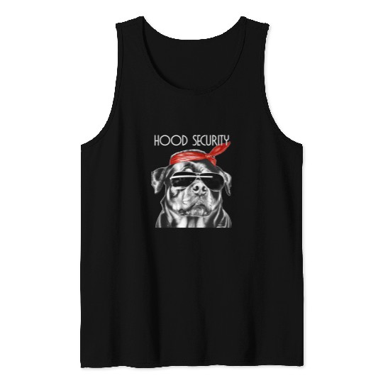 Dog Rottweiler West coast rappers HIP HOP hood security fashion Rottweiler Tank Tops