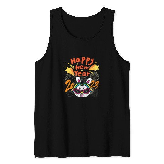 Rabbits New Years Eve NYE 2Happy Chinese New Year Of The Rabbit Tank Tops
