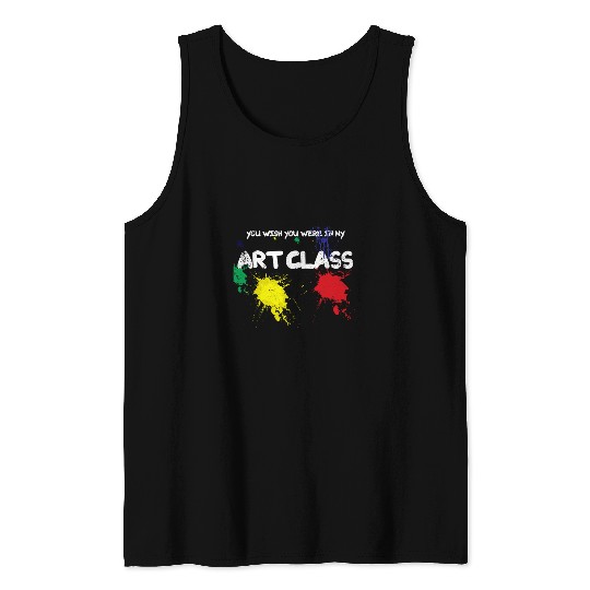 Back to School Art Class Tank Tops
