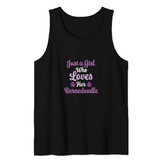 Bernedoodle Gift for Women Who Love Their Bernedoodle Tank Tops