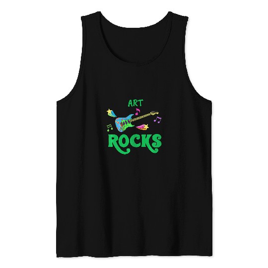 Back To School Art Rocks Tank Tops