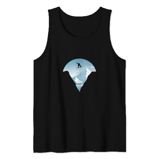 Skiing Ski Snowboard Apparel Snowboarding Snowboarder Snowboard 10 Tank Tops