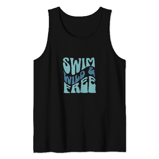 Swimming Pool Ocean Water Wild Swimming Cold Lakes Rivers Sea Extreme Swim Tank Tops