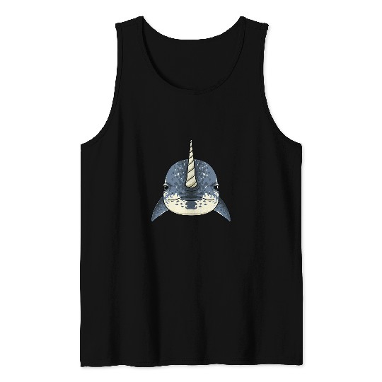 Narwhal Lover Animal HeadCute Narwhal Lover Women Men 349 Tank Tops