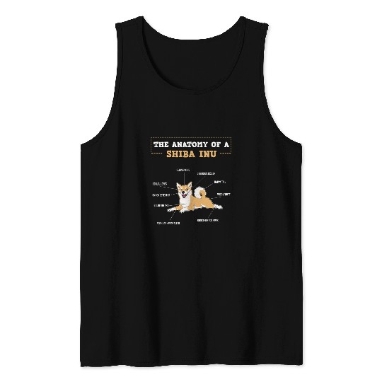 Dog Shiba Inu Cute Pet Dog Definition Animal Anatomy Of Shiba Inu Tank Tops