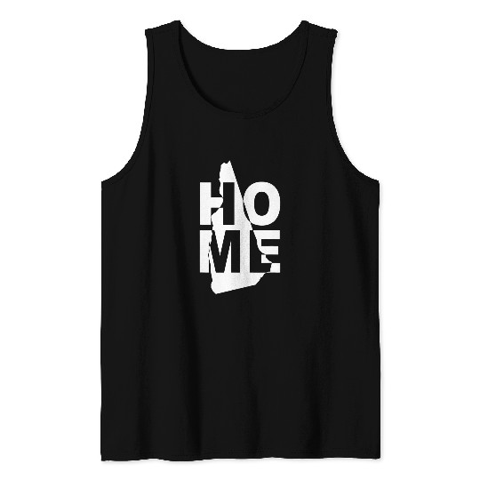homes State New Hampshire Matching Family Portrait Town Tank Tops