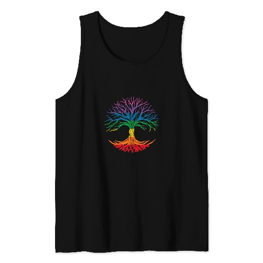 Namaste Yoga Tree of Life Meditation Yoga Chakra Pilates Buddha Spiritual Meditation Tank Tops