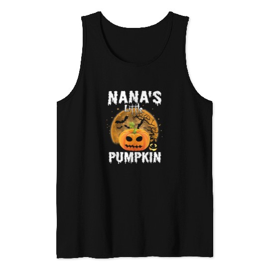 Nana s Little Pumpkin Happy Halloween Funny Gifts Women286 Tank Tops