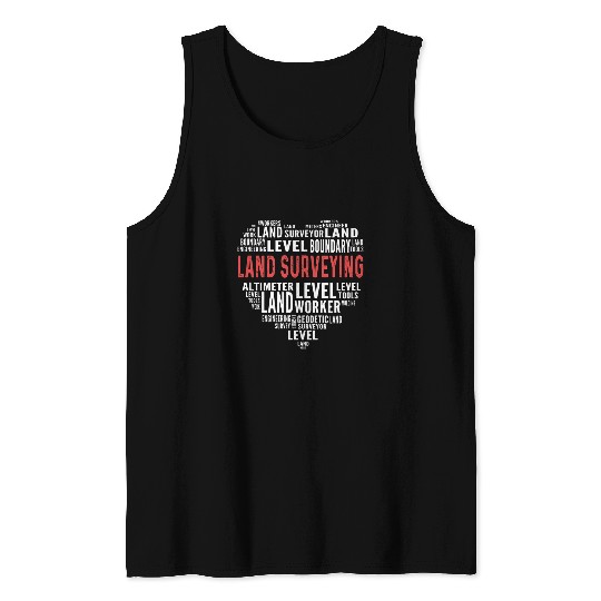 Cartographer Land Examiner Land Surveyor Tank Tops