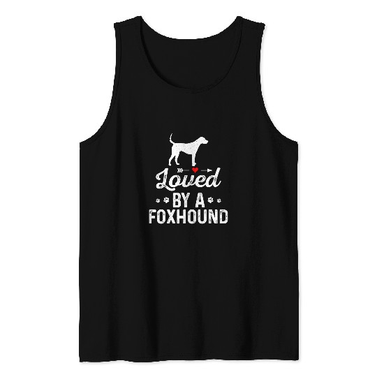 Loved by a FOXHOUND Cute Pet Dog owner FOXHOUND Dog Tank Tops