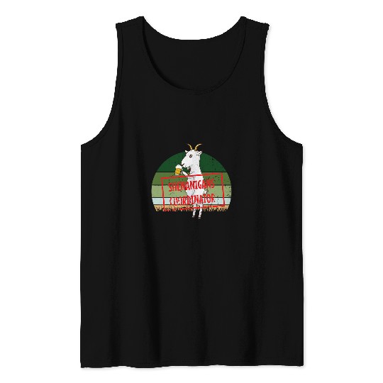 Goats Lover Shenanigans Coordinator Goats St patricks day Tank Tops