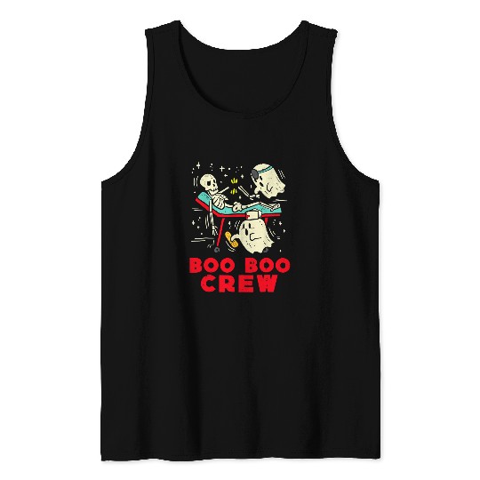 Nursing Boo Boo Crew nurses Funny ghosts Halloween nurses 69 Tank Tops