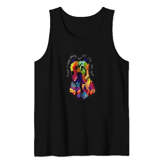 Cane Corso Artwork Painting Tank Tops