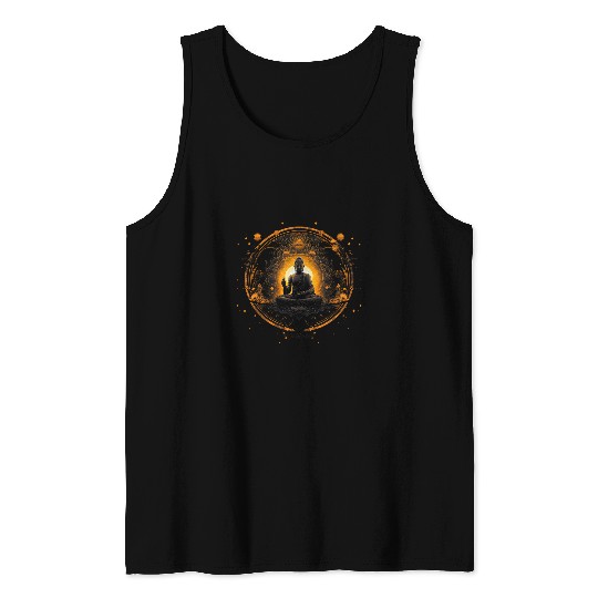 Buddhism Buddha Religion Meditation Spiritual 1 Tank Tops