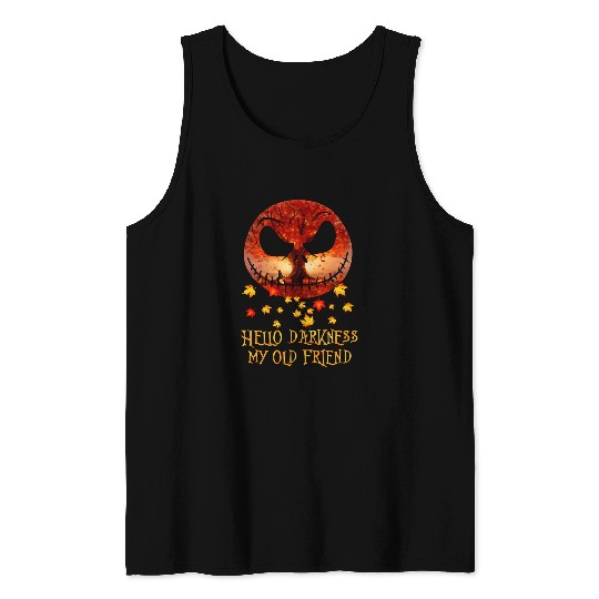 Halloween Costume for Mens Hello Darkness My Old Friend 360 Tank Tops