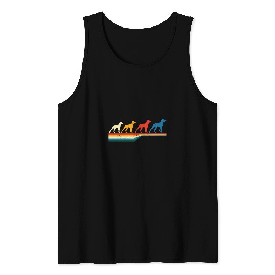 Dog German Shorthaired Retro German Shorthaired Pointer Dogvintages German Shorthair Pointer Tank Tops
