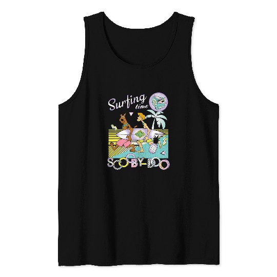 Surf Life ScoobyDoo and Shaggy Surfing Time Tank Tops