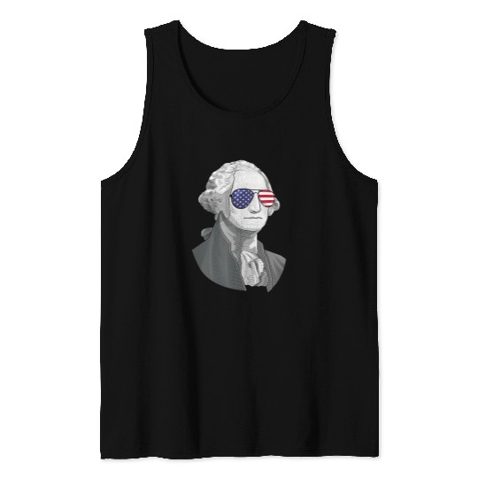 George Washington Founding Father Military Constitution Tank Tops