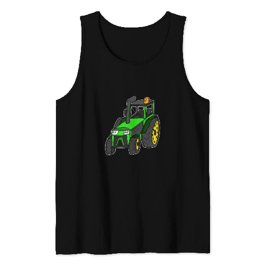 Tractor driving Farmers Farming Agriculture Farm English Countryside Tank Tops