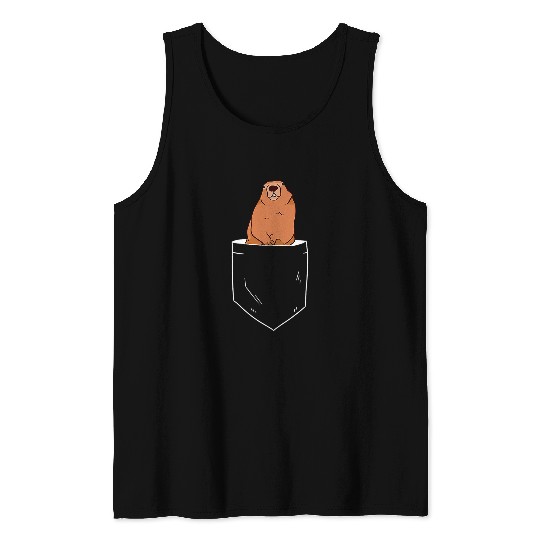Groundhog Brusttasche Marmot Tank Tops