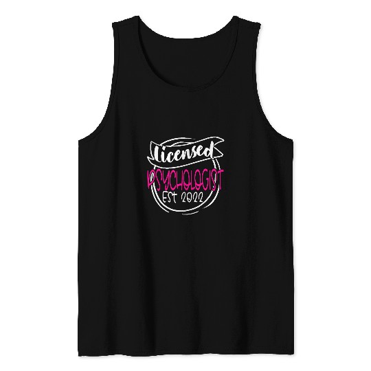 Licensed Psychologist Congratulations Tank Tops