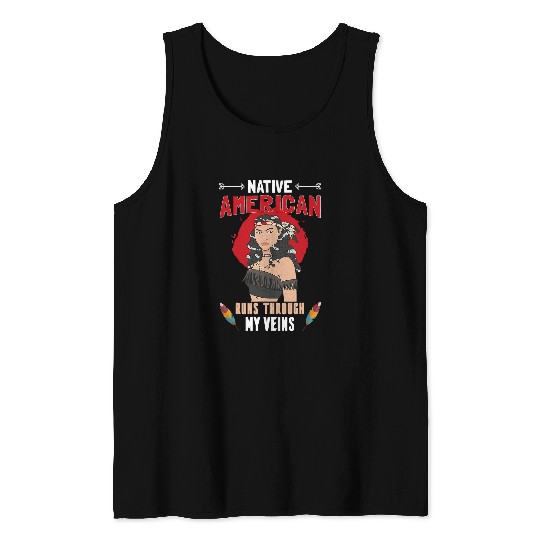 Native American Tribe Indian Navajo Cherokee 460 Tank Tops