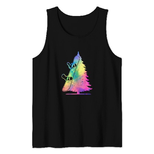 Skiing Ski vintages Pine Snowboard Winter Sport Boarding Snowboarding 1 Tank Tops