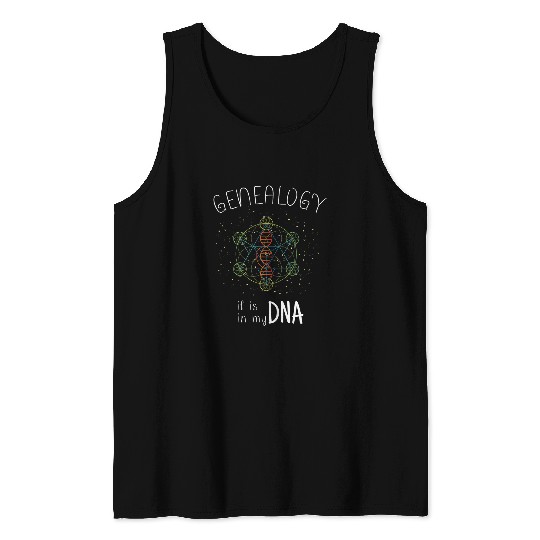 Genealogy Ancestry Research Family Historian DNA Genealogist 2 Tank Tops