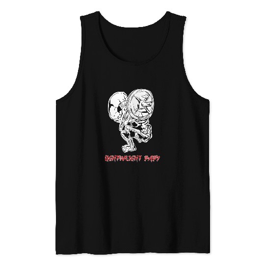 Skeletons Skulls Lightweight Baby Skeletons Weightlifting Bodybuilding Gym Skull Tank Tops