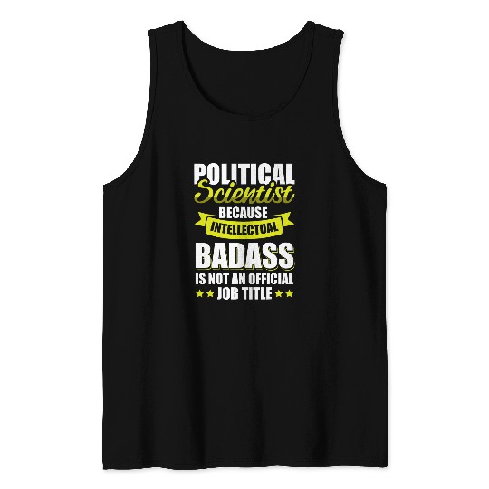 Funny Political Scientist Political Science Pol Sci  8 Tank Tops