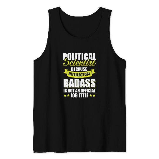 Funny Political Scientist Political Science Pol Sci  8 Tank Tops