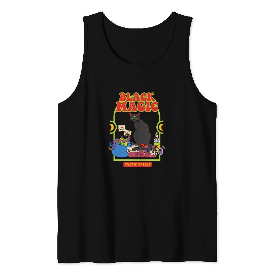 Black Magic 2Mystic Spells 2Cat Tank Tops