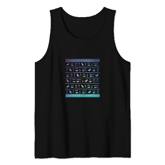 Egyptian Hieroglyphics History Ancient Egypt Tank Tops