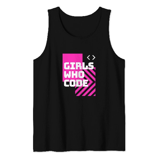 Software Developer Software Engineer Girls Who Code Gifts Tank Tops